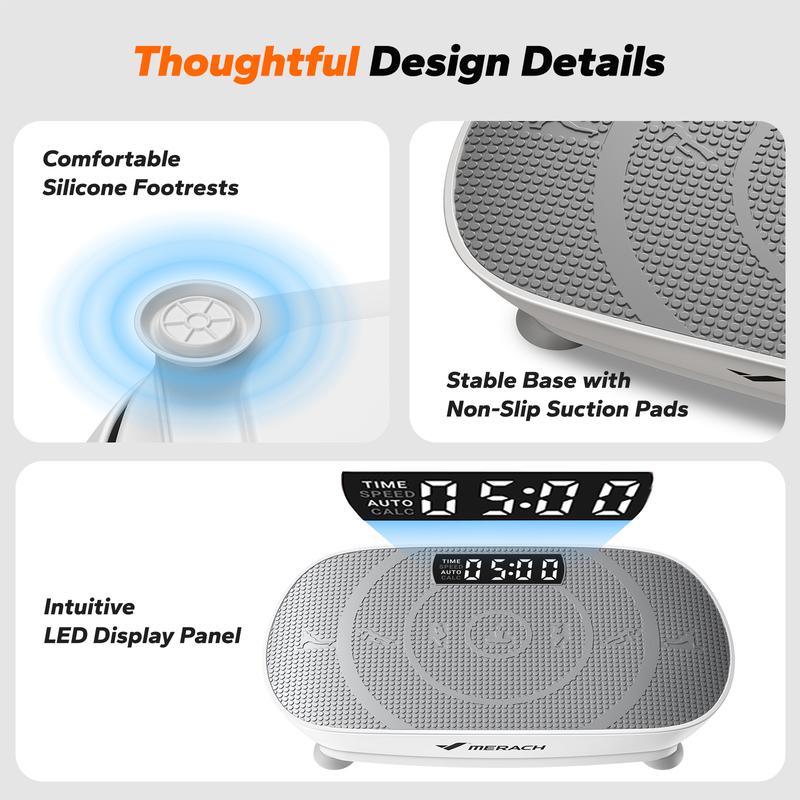 Merrach Slim Vibration Plate Exercise Machine